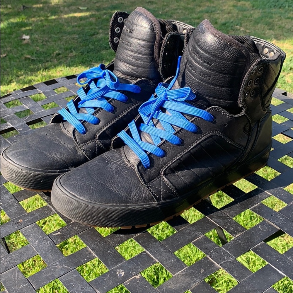 High top Supra sneakers size 13 in black